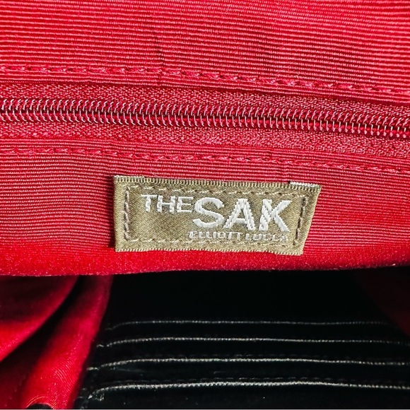 The Sak Elliot Lucca Black Textured Crossbody Shoulder Bags Handbag Purse - Picture 7 of 12